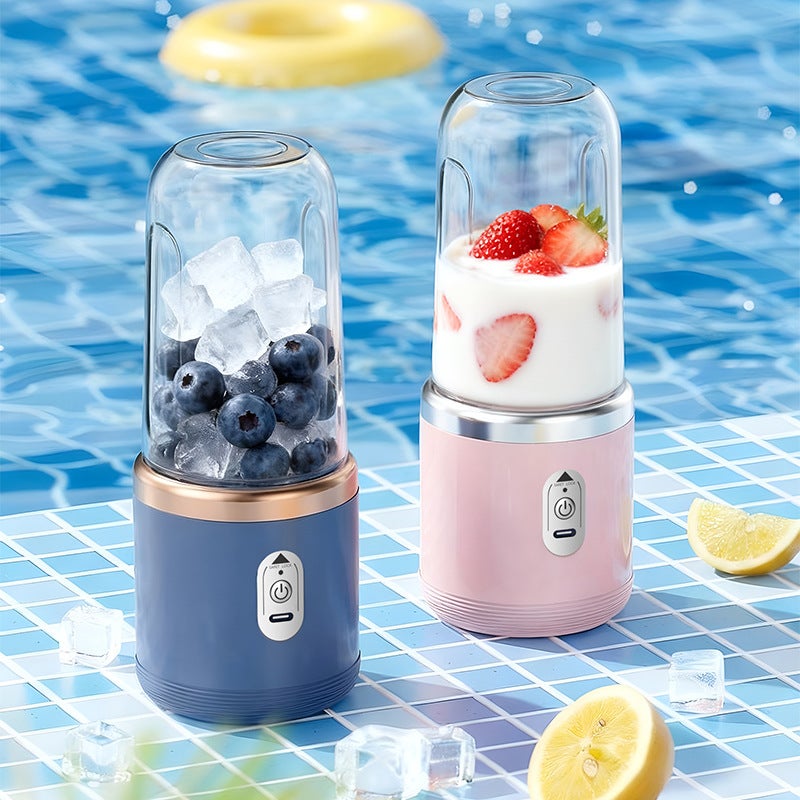 Portable Rechargeable Personal Blender Juice Cup 400ml 6-Blade - Image 4