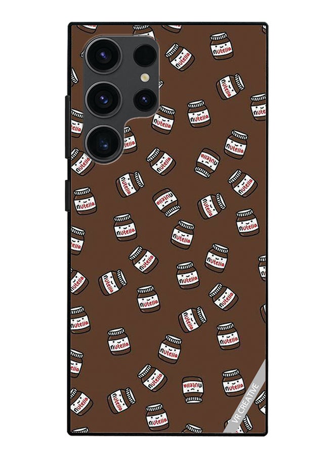 VR CREATIVE Protective Case Cover For Samsung Galaxy S24 Ultra Nutella Design Multicolour - Image 1