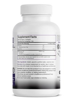 Bronson CLA 3000, Conjugated Linoleic Acid, Safflower Oil, 300 Softgels  - Image 2