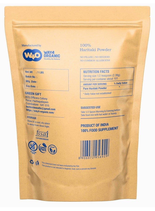 Herbsindia مسحوق هاريتاكي 48 أونصة (3 أرطال)، عبوة من 3، تيرميناليا تشيبولا (كادوكاي)، أفضل تطهير - واي 4 أورجانيك - Image 3