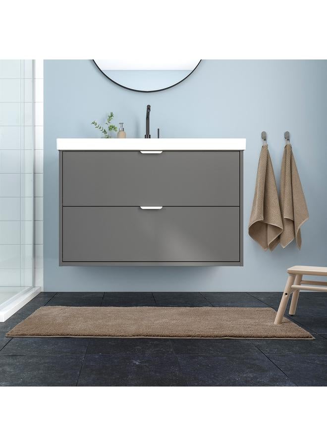 Zaboon Bath Mat, Beige, 60X120 Cm - Image 4