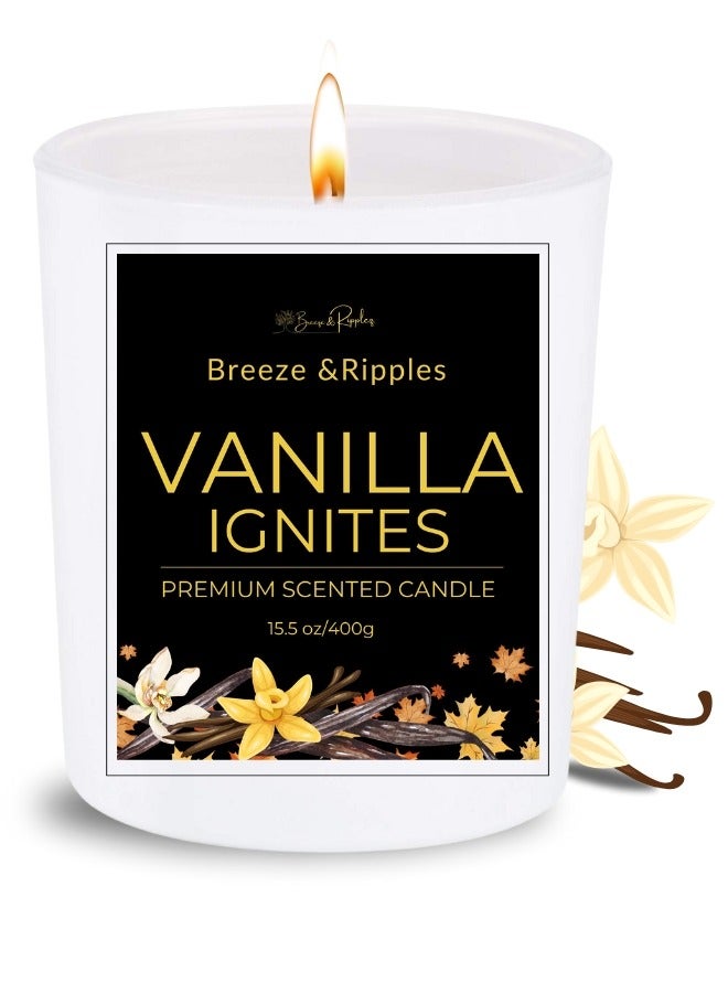 بريز آند ريبليز شمعة معطرة بالفانيليا عطر لا يدخن لتزيين الحفلات - Image 1