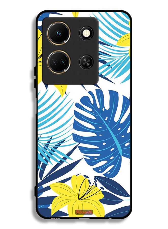 Tolwak Infinix Note 30 Protective Case Cover Feather And Flower Art - Image 1
