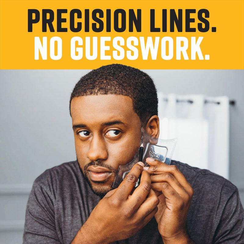 The Cut Buddy White Speed Tracer Barber Pencil 4-Pack with Sharpener, Outline Beard & Hairline Before Trimming, for All Skin Types - Image 5