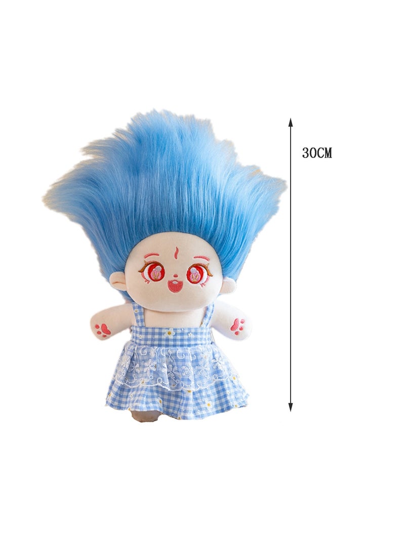 30 CM Cartoon Cute Skirt Little Girl Plush Toy Soft Stuffed Doll For Girls And Boys All Ages Gift (Style C)  - Image 2