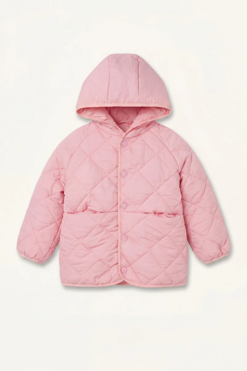 Defacto Baby Girl Hooded Puffer Jacket