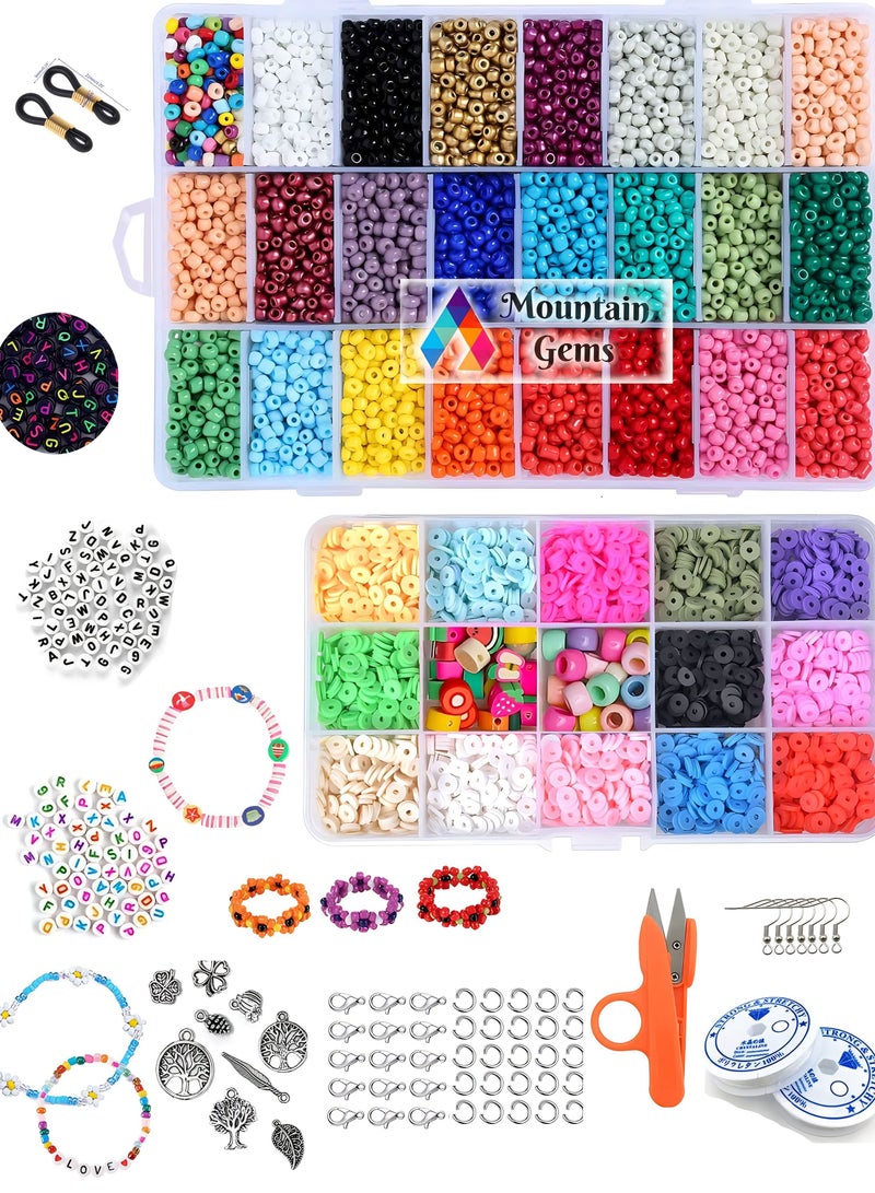 Mountain Gems Premium beads kit for jewelery making - Image 1