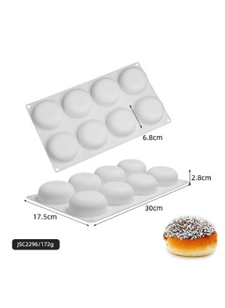 JSC2296 8-piece round white