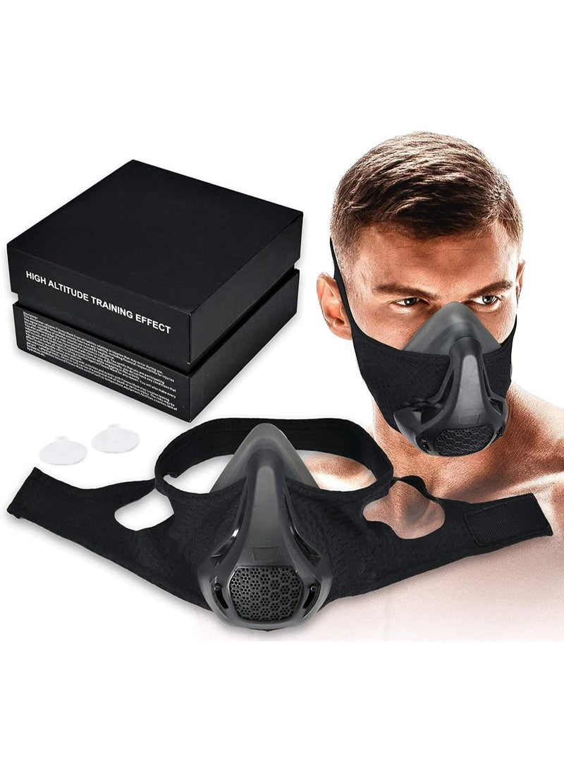 قناع تدريب التنفس الرياضي عالي المقاومة - Image 5
