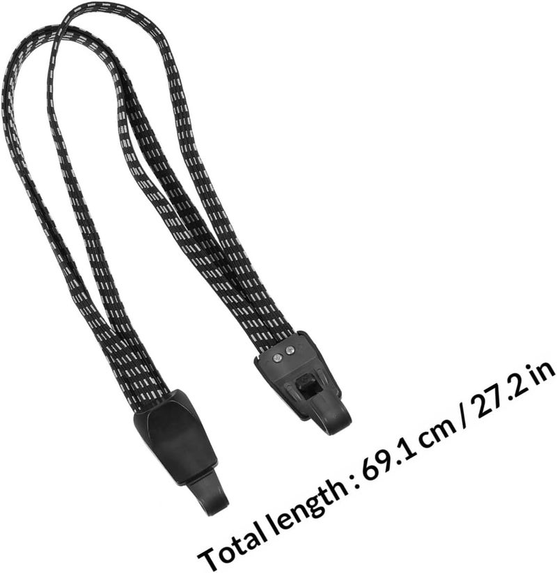 Backseat Luggage Tie Down Strap 2pcs High Elastic Cargo Tightening Rope Motorcycle and Mountain Bike Bundling Belt for Secure Rear Seat Fastening - Image 2