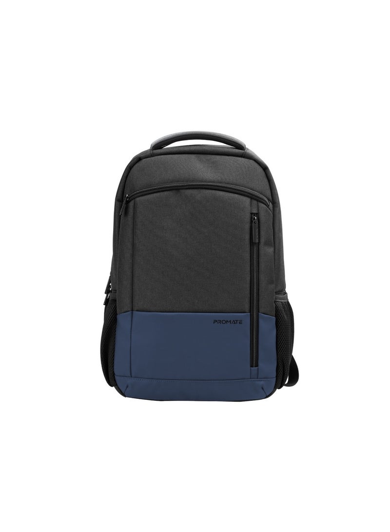 PROMATE Sleekcomfort Lightweight 15.6 Inch Laptop Backpack With Secure Zippers, Water-Resistance, Multiple Compartments And Tablet Pocket For Macbook Air, Ipad Air, Dell Xps 15, Satchel-Bp Blue - Image 1