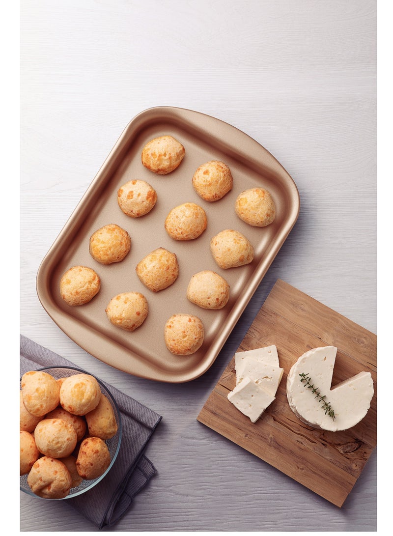 ترامونتينا صينية روستينج ترامونتينا برازيل  سم  لتر أحمر ألومنيوم بطلاء ستارفلون ماكس غير لاصق خالٍ من - Image 5