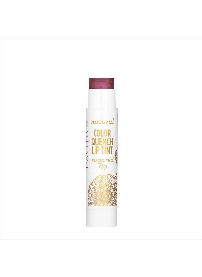 Pacifica - Beauty, Color Quench Tinted Lip Balm, Sugared Fig, Coconut Oil, Cocoa Seed Butter, Vitamin E, Moisturizer, Dry Cracked Skin, Talc / Mineral Oil / Paraben Free, Vegan & Cruelty Free - Image 1