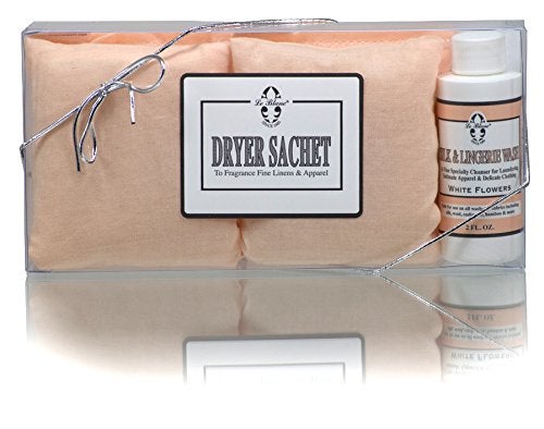 Le Blanc White Flowers Double Pack Dryer Sachet - Luxury Scented Fabric Sachet for Your Dryer (1 Pack) - Image 1