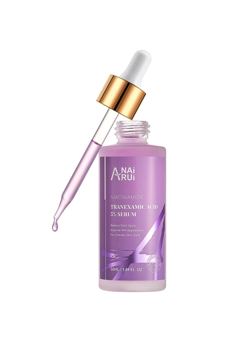 ANAI RUI - ANAI RUI 5% Tranexamic Acid Serum With Niacinamide,Kojic Acid, Arbutin,for Uneven Skin Tone 1.69 FL.Oz/50 ML - Image 1