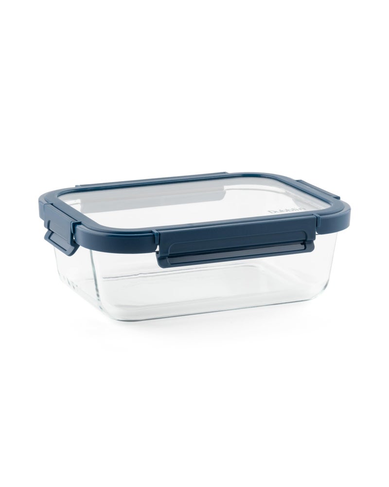 DUBBLIN Keep In Glass Borosilicate Glass Container 1500ml - Rectangular, Clear | Oven, Freezer & Microwave Safe Storage Solution (1 Piece) - Image 5