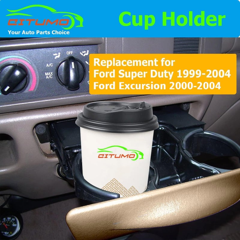 Citumo Dashboard Cup Holder Replacement for Ford Super Duty and Excursion - Pebble Tan - Image 2
