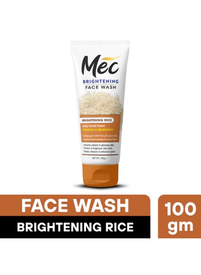 MEC Brightening Rice Face Wash 100g - Image 2