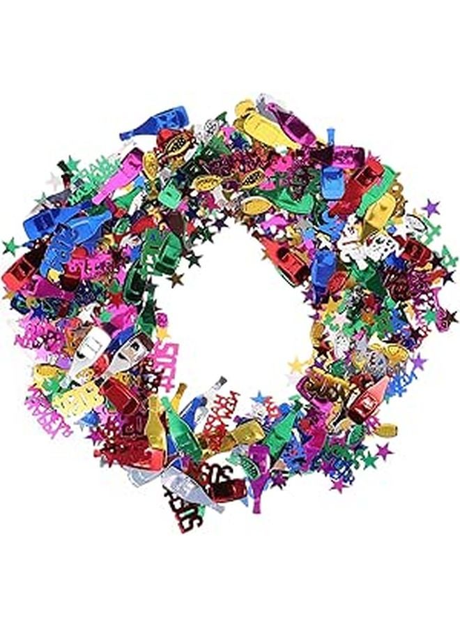 2024 Confetti Table Scatter 30g Colorful Glitter Plastic Party Decorations New Year Eve Celebration Supplies - Image 1