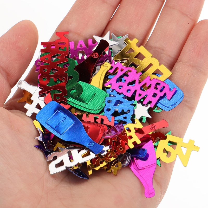 2024 Confetti Table Scatter 30g Colorful Glitter Plastic Party Decorations New Year Eve Celebration Supplies - Image 5