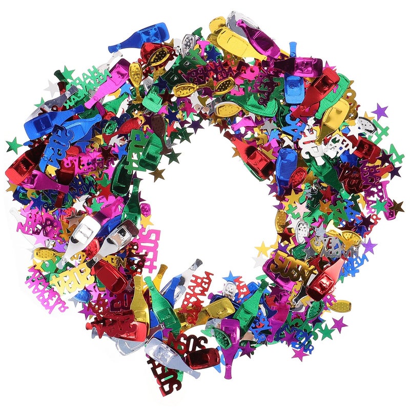 2024 Confetti Table Scatter 30g Colorful Glitter Plastic Party Decorations New Year Eve Celebration Supplies - Image 2
