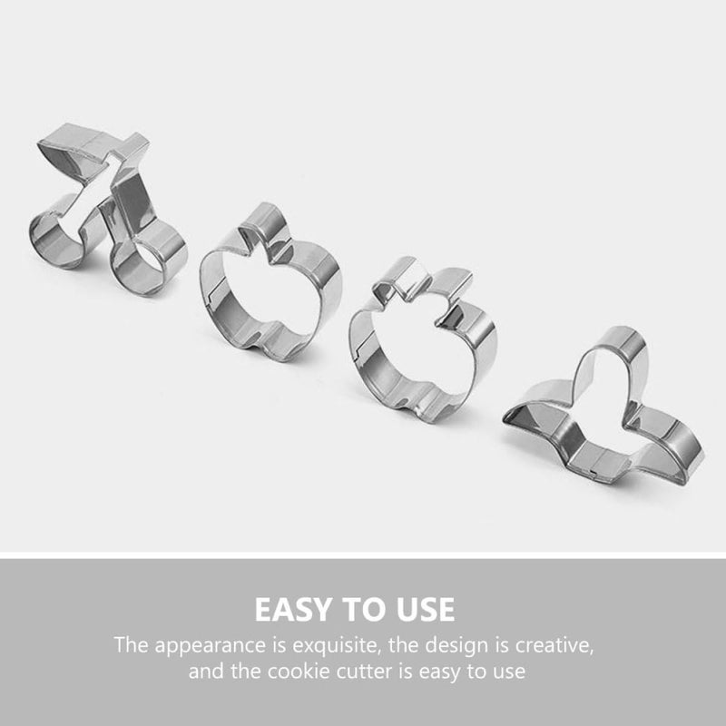 TIDTALEO 12pcs Stainless Steel Cookie Cutter Mold Set with Summer Fruit Shapes, Metal Biscuit Cutters for Baking, Sugar Cookie Making Tool for Kitchen Use - Image 4