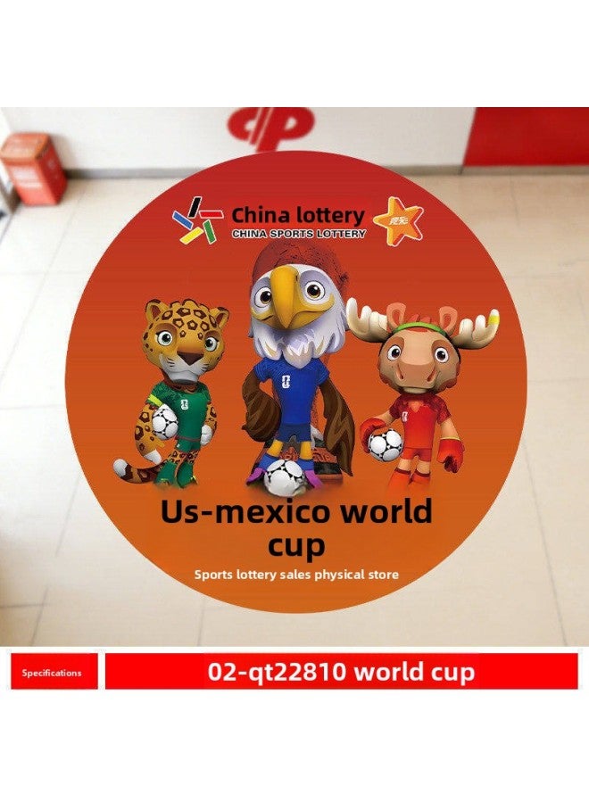 2026 World Cup Theme Scene Decoration Atmosphere Setup –Specification:60x60 Color classification:2_qt22810-world cup floor stickers-2 upgraded thickened floor stickers [anti-slip and wear-resistant, removable without leaving glue] - Image 1