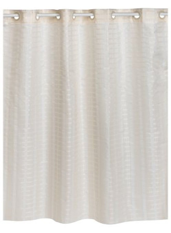 Hookless Litchfield 71-by-74-Inch Shower Curtain, Beige - Image 3