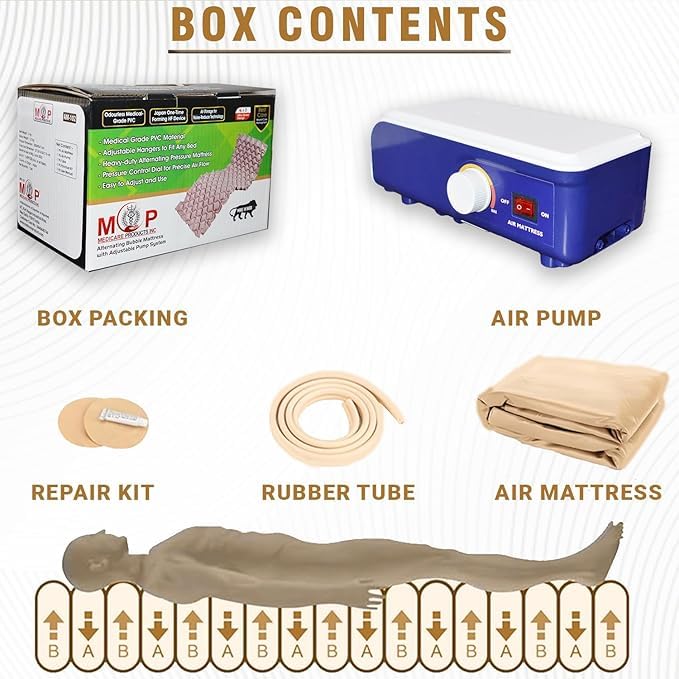 MCP Medical Air Mattress for Patient with Bed Sore (with Pump) - Image 2