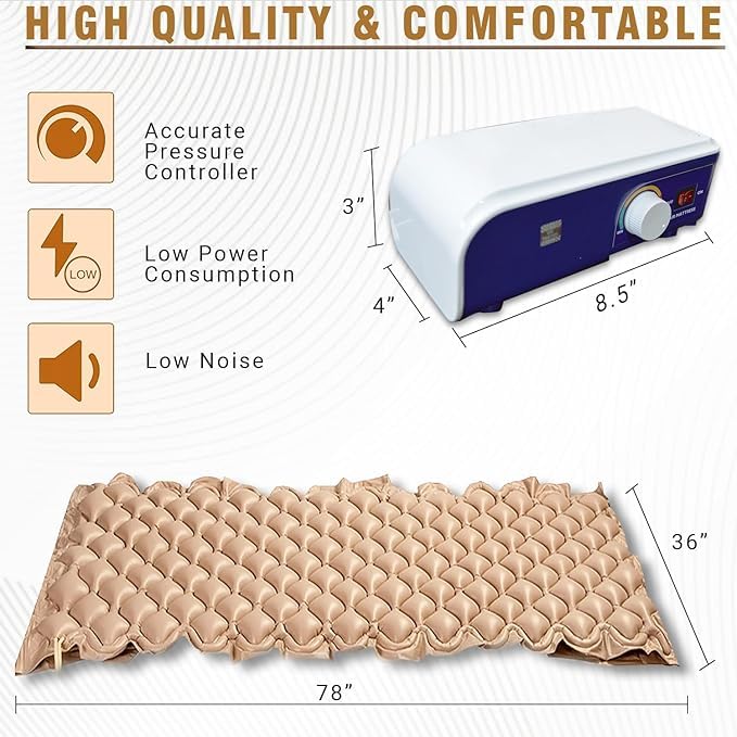 MCP Medical Air Mattress for Patient with Bed Sore (with Pump) - Image 4