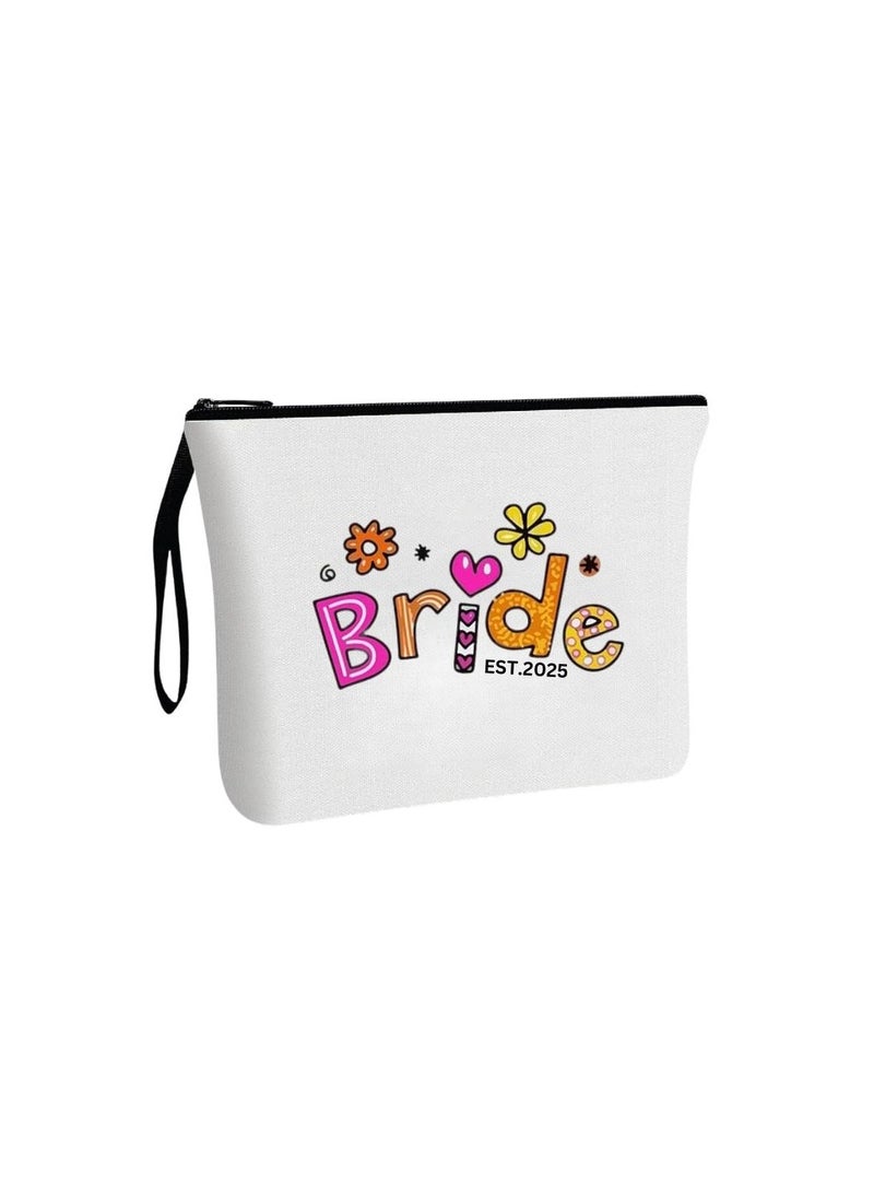 برينت شوب فور مي حقائب مستحضرات التجميل من مؤسسة العروس لحفل زفافك - هدية مثالية لحفلات الزفاف - حقائب مكياج الزفاف - أساسيات السفر لحفلات الزفاف - Image 1