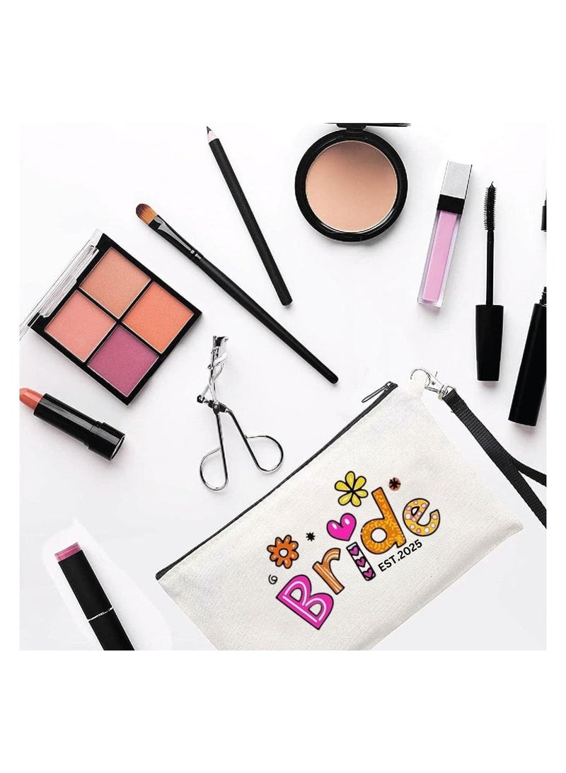 برينت شوب فور مي حقائب مستحضرات التجميل من مؤسسة العروس لحفل زفافك - هدية مثالية لحفلات الزفاف - حقائب مكياج الزفاف - أساسيات السفر لحفلات الزفاف - Image 2