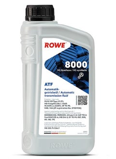 ROWE HIGHTEC ATF 8000 -1 Ltr.(Red Power Steering Fluid and Dexron III Transmission Fluids- Germany) 