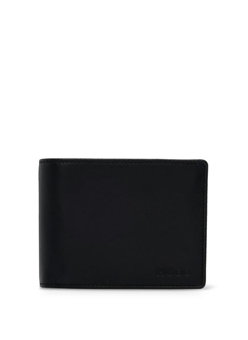 هوجو Leather wallet with embossed logo