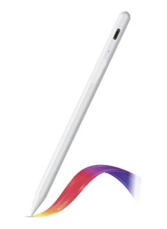 Generic Stylus Pen for iPad 9th - 8th Generation with Palm Rejection Compatible with iPad Pro 11 - 12.9 - 6th - 7th - Mini 5th - White  - Image 1