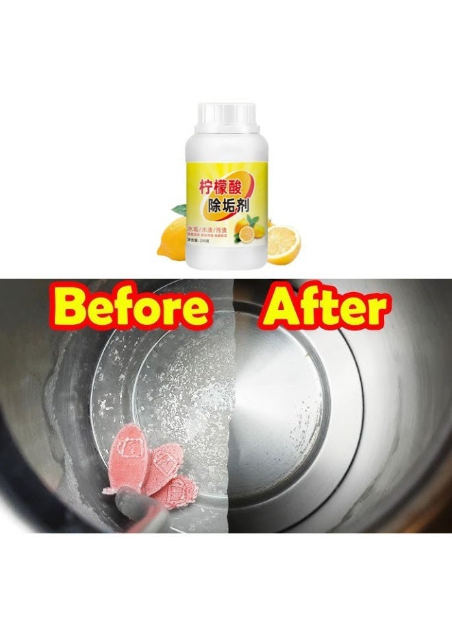 مسحوق تنظيف الكاتل السحري (100 جرام) - مزيل الرواسب الجيرية والأملاح - للغلايات، الترامس، والمجات الاستانلس - Image 3