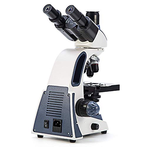 Swift SW380T 40X-2500X Magnification, Siedentopf Head, Research-Grade Trinocular Microscope Compound Lab with Wide-Field 10X/25X Eyepieces, Mechanical Stage, Ultra-Precise Focusing, Camera-Compatible - Image 5