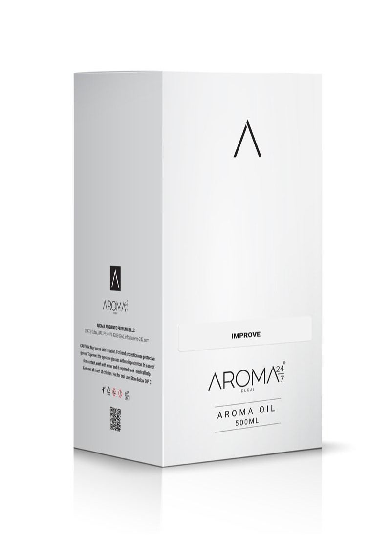 أروما 24/7 زيت عطري لموزعات الرائحة- Improve 500ML  - Image 3
