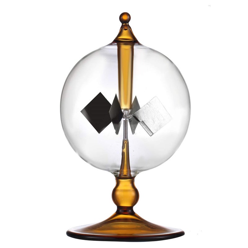 DORAMI DORAMI Orange Solar Power Radiometer Crookes Solar Energy Spinning Vanes windmill Gift Home Desk Decoration  - Image 1