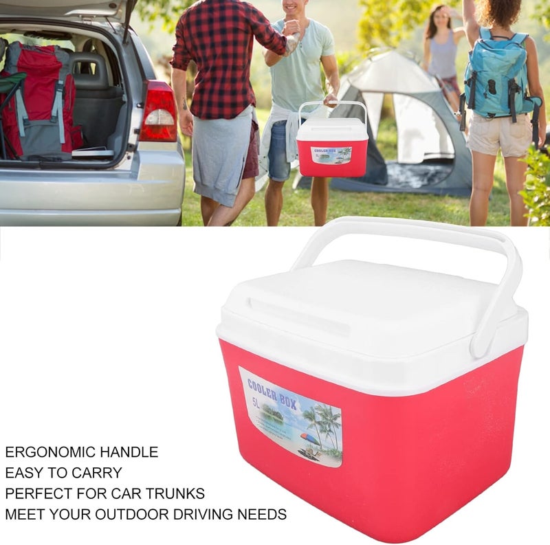 klarako Cooler Bag, 2 in 1 Warmer 5L Personal Portable Insulated Hard Leakproof Lunch Cooler, Camping Cooler with 5 Ice Bags for Beverage, fruit, Travel, Hiking, Barbecue, Fishing, Picnic, Kayaking, Road Trip - Image 4