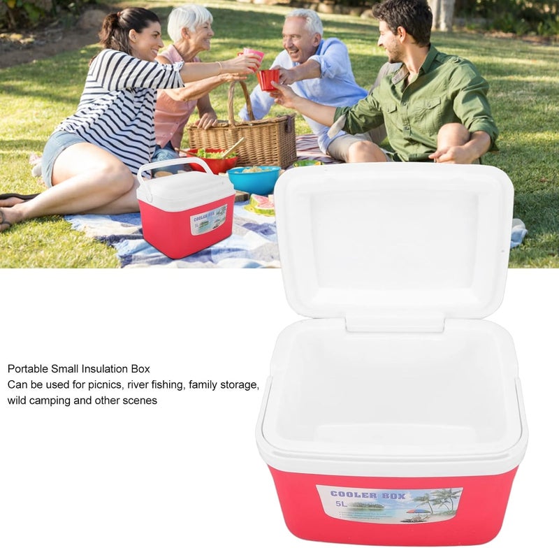 klarako Cooler Bag, 2 in 1 Warmer 5L Personal Portable Insulated Hard Leakproof Lunch Cooler, Camping Cooler with 5 Ice Bags for Beverage, fruit, Travel, Hiking, Barbecue, Fishing, Picnic, Kayaking, Road Trip - Image 2