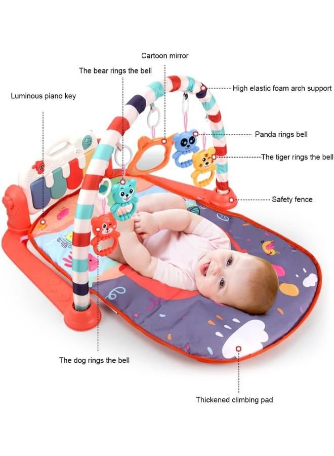 HUANGER Musical Activity Playmat for Newborns & Toddlers - Image 3