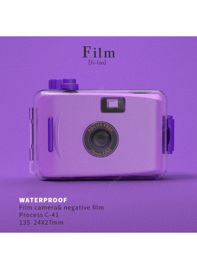 Generic Birthday Gift For Girls Non-Polaroid Camera Film Fool Vintage Film For Boys And Girls Women's Day-Body Color:Love KT Cat Camera + Waterproof Shell + Manual  - Image 2