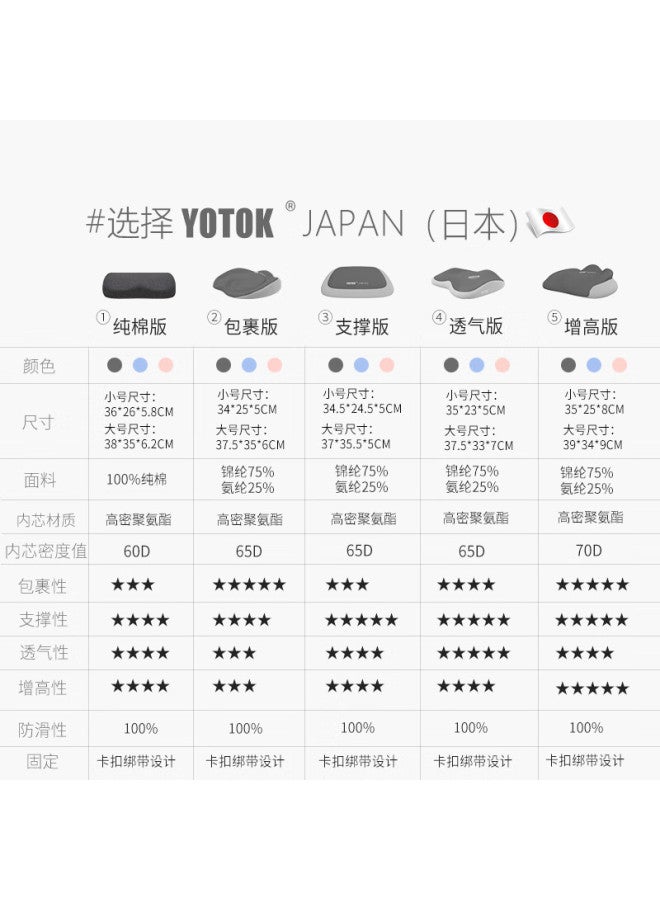 Youtengyouju Yotok (japan) Genuine Student Seat Cushion, Classroom-specific, For Dormitory Chairs, Stools, Buttocks, Memory Foam