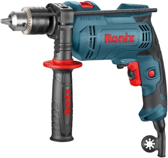 Ronix 2212 800W Electric Pressure Drill – 13mm Metal Drill with Key – Heavy Drilling Operations in Wood, Metal, Concrete – Industrial Power Tool with German Technology # Ronix 2212 - Image 2