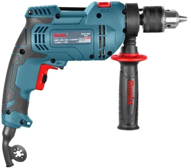 Ronix 2212 800W Electric Pressure Drill – 13mm Metal Drill with Key – Heavy Drilling Operations in Wood, Metal, Concrete – Industrial Power Tool with German Technology # Ronix 2212 - Image 3
