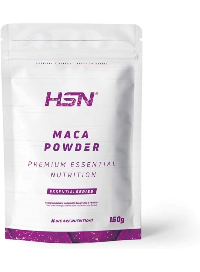أتش أس أن مسحوق الماكا من HSN | نكهة طبيعية 150 غرام = 38 جرعة لكل عبوة، جذر ليبيديوم ميني خام نقي 100% - بدون إضافات أو سواغات | غير معدل وراثيًا، نباتي، خالٍ من الغلوتين - Image 1