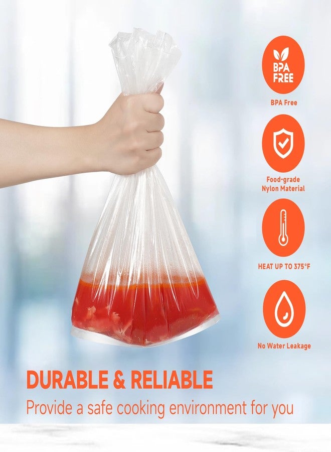 JVVFUU Slow Cooker Liners 6-10 Quart, Cooking Bags Extra Large Size 14"x 22", Slow Cooker Bags Disposable Oval Large For Crock Pot (10 Liners) - Image 5