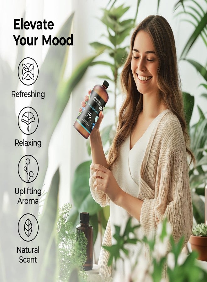 Healing Solutions Organic Eucalyptus Essential Oil 16 Fl Oz - Pure Eucalyptus Oil for Diffusers, Sprays, and Candle Making - Image 5