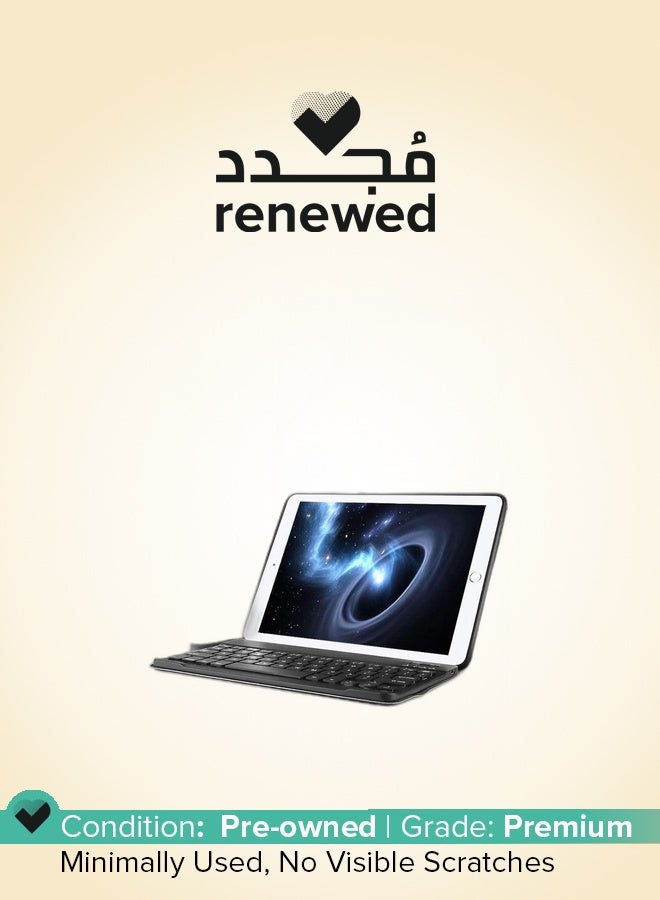 Renewed - iPad Air 10.5" (3rd Gen) 2019 & iPad Pro 10.5" 2017 Keyboard Case Ultra-Slim Lightweight Front Support Stand PU Cover Case with Magnetically Detachable Removable Wireless Keyboard(Black) - Image 1